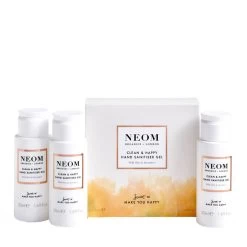 Neom Clean & Happy Hand Sanitising Gel Trio