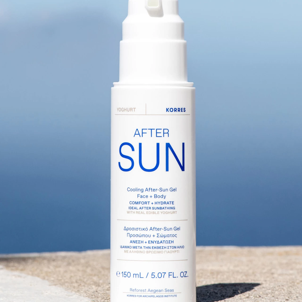 Korres Yoghurt Cooling After-Sun Gel Face & Body - Image 2