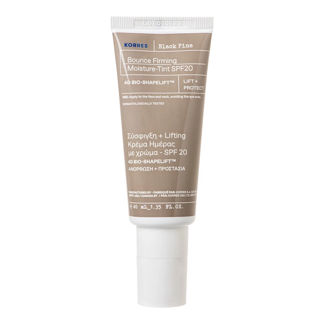 Korres Black Pine 4D BioShapeLift Bounce Firming Tinted Moisturiser SPF 20