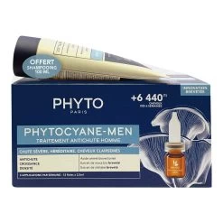 Phyto PHYTOCYANE Men + Free Shampoo Set
