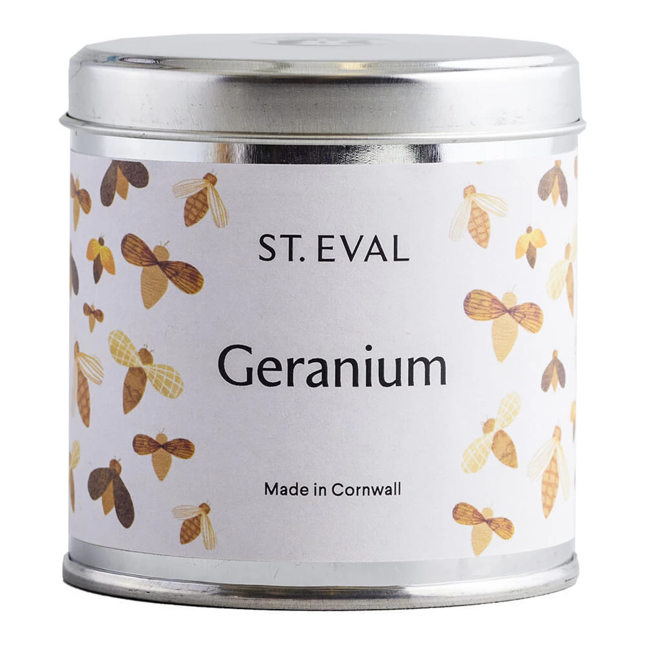 St Eval Nature's Garden Scented Tin Candle Geranium