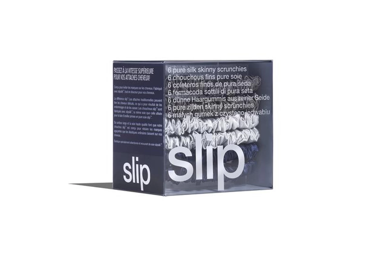 Slip Pure Silk Skinny Midnight Scrunchies - Image 4