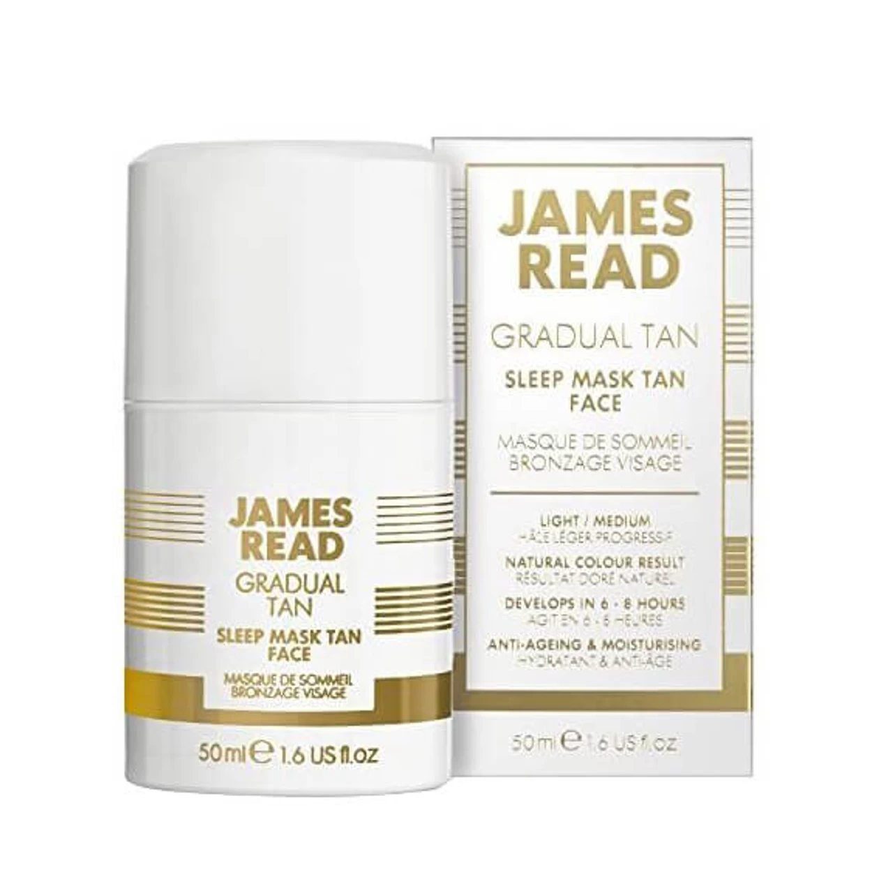 James Read Sleep Mask Face Tan With Retinol