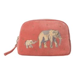 Elizabeth Scarlett Elephant Conservation Cosmetics Bag