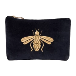 Elizabeth Scarlett Honey Bee Charcoal Mini Pouch