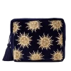 Elizabeth Scarlett Navy Sun Goddess Wash Bag